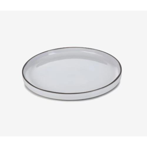 Dinner Plate With Black Rim