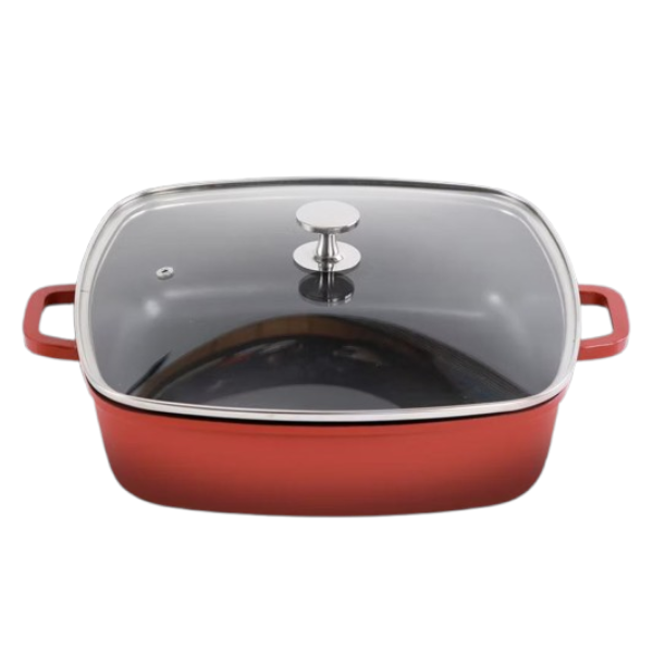 Casserole Pot With Lid, Square