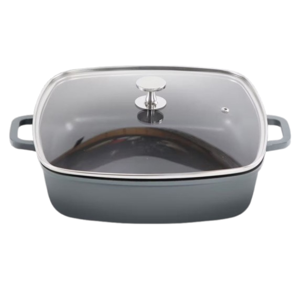 Casserole Pot With Lid, Square